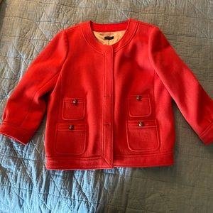 Wool bomber type jacket/blazer